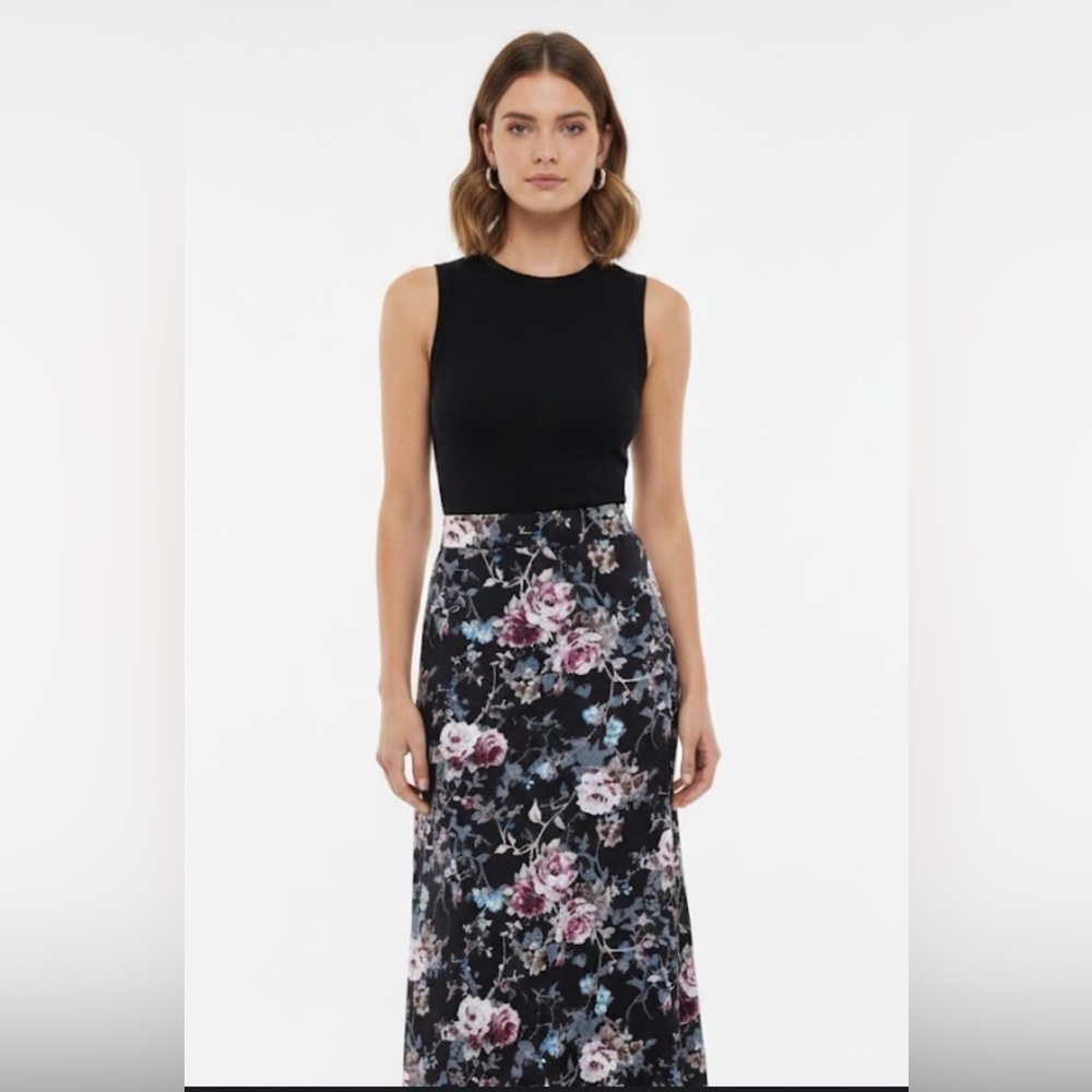 Maxi Floral lightweight Skirt by Sans Souci Sz-Small